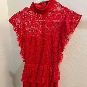 Pretty Little Thing lace dress